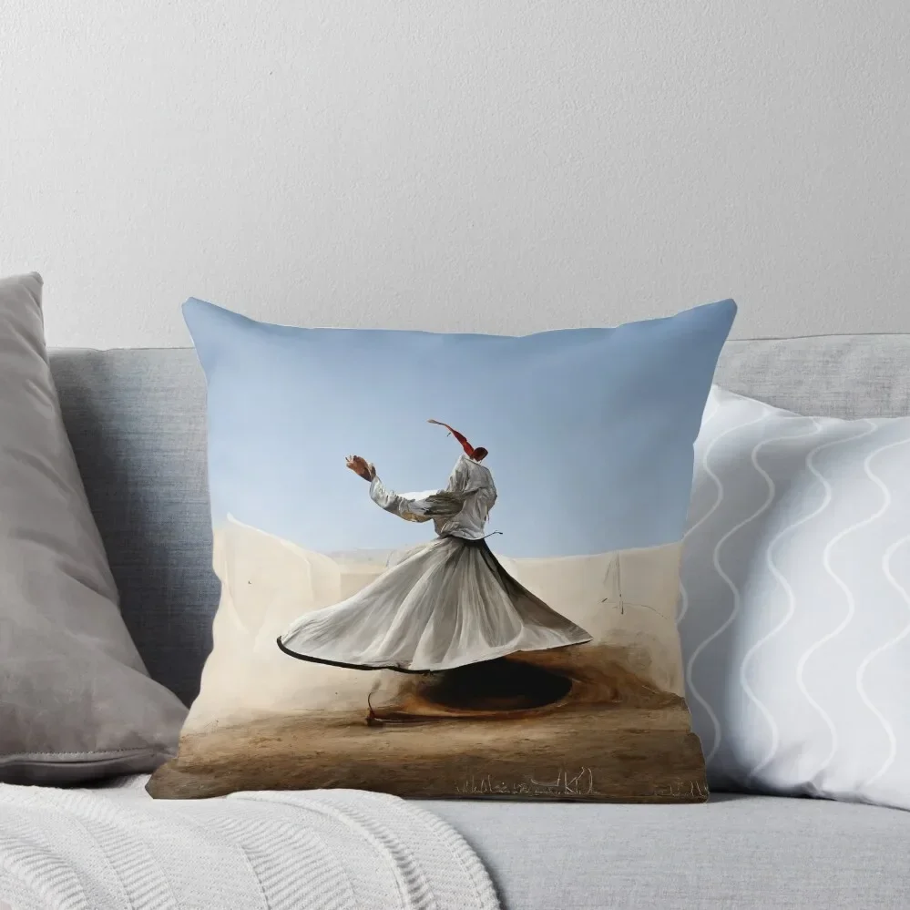 Whirling Dervish Throw Pillow Luxury Sofa Cushions Christmas Pillow Covers pillow