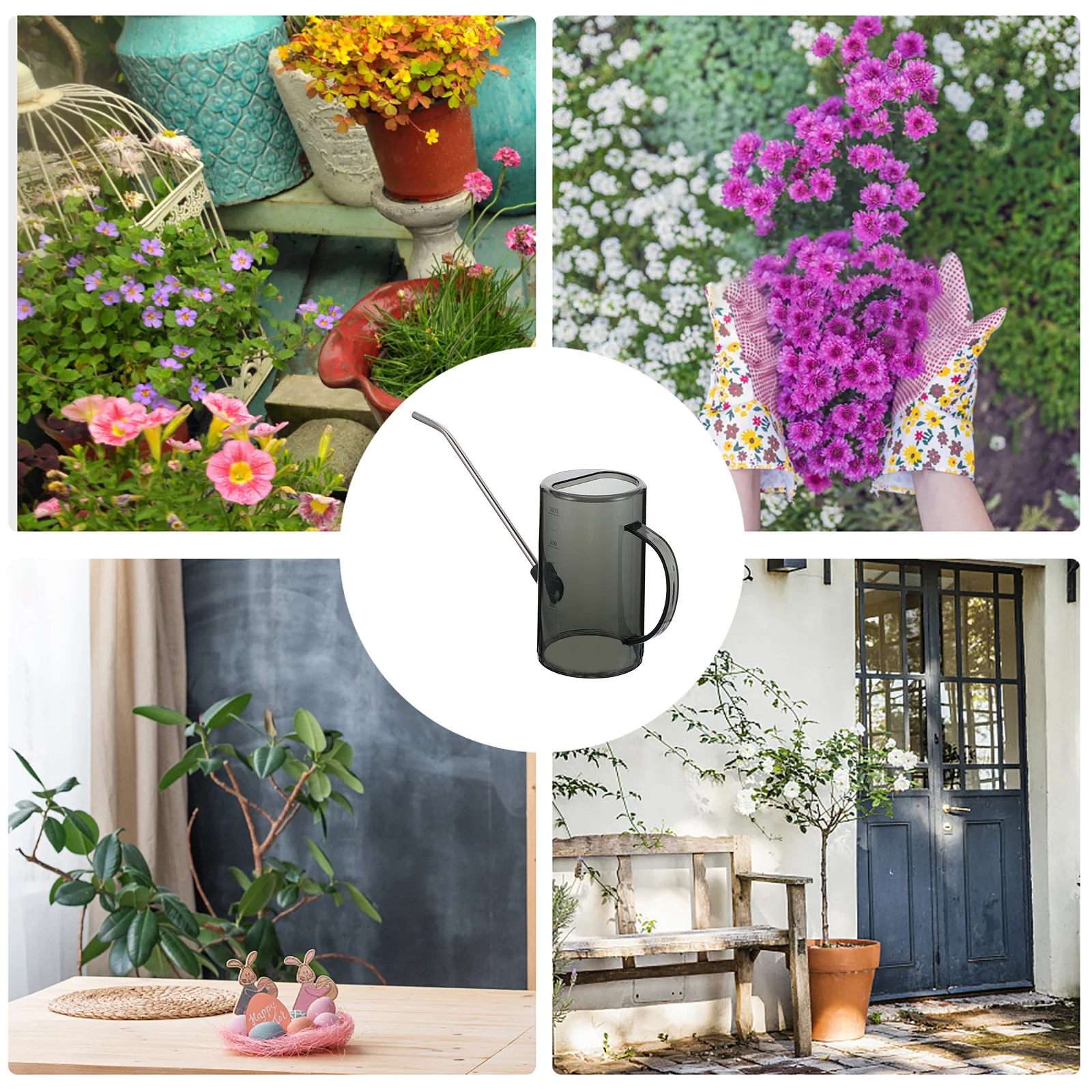 Long Mouth Watering Bottle Compact Lightweight Leak Proof Garden Plant Sprinkling Can Precise Succulent Watering Pot for Home