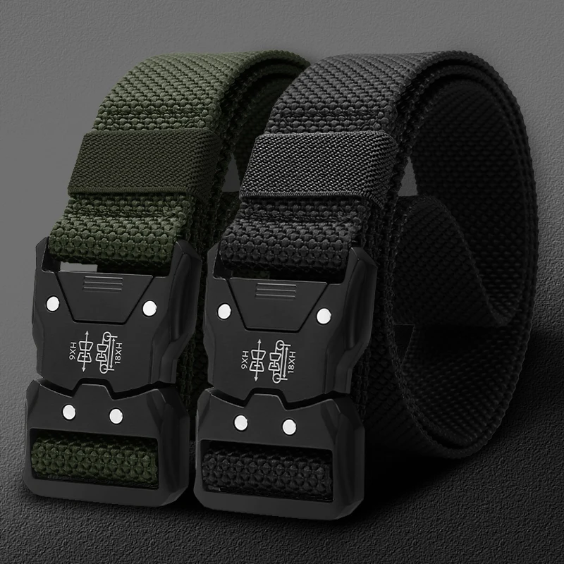 Tactical Waist Belt - Durable Automatic Buckle, Perfect for Outdoor Adventures, Unisex Accessories for Men and Women view 5