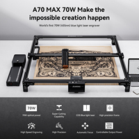 ATOMSTACK A70 MAX CNC Laser Engraver Autofocus 70W Laser Cutting Engraving Machine 850*800mm Engraver Area Laser Printer