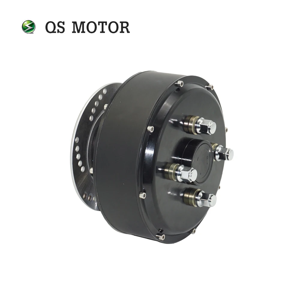 QSMOTOR QS205 3000W V3 Electric Car Hub Motor 72V 80KPH Conversion Kit with EM100sp Controller for Electric Vehicle