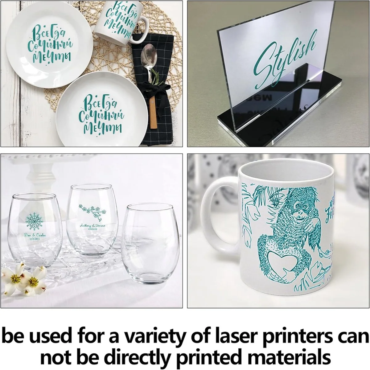 กระดาษสีสำหรับเลเซอร์แกะสลัก L74A, กระดาษเลเซอร์แกะสลักขนาด 15.3 นิ้ว x 10.4 นิ้ว สำหรับการแกะสลักด้วยเลเซอร์ไฟเบอร์และงานแกะสลัก F