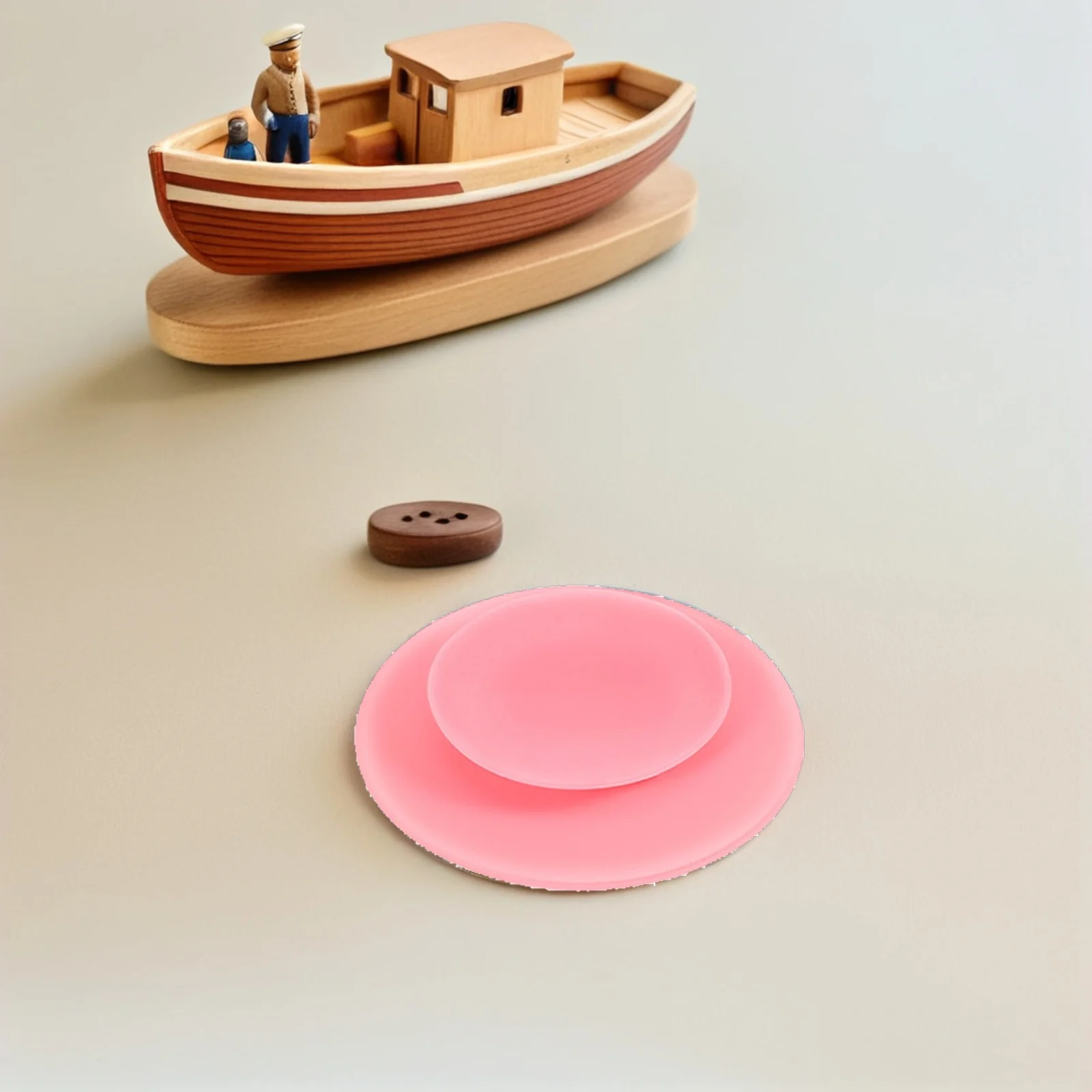 

4pcs Children Suction Mat Silicone Tableware Pad Bowl Holder For Toddler Mealtime Reusable Double Sided Sucker Nonslip Plate