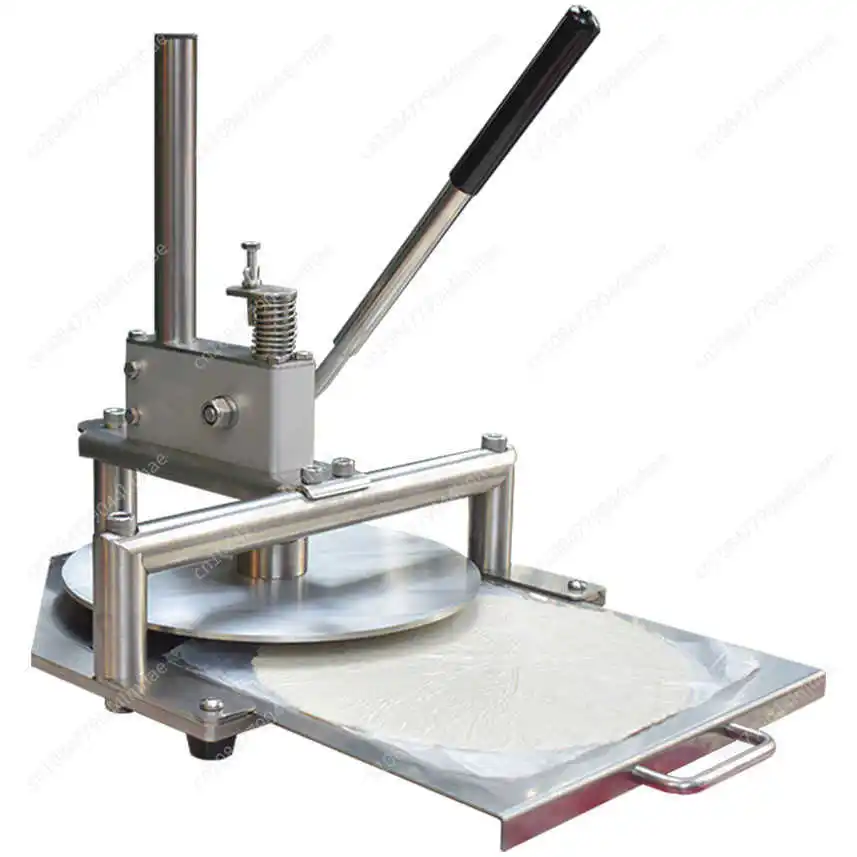 25CM Commercial Dough Press Machine Stainless Steel Manual Pizza Former Dough Flattening Machine Food Processor