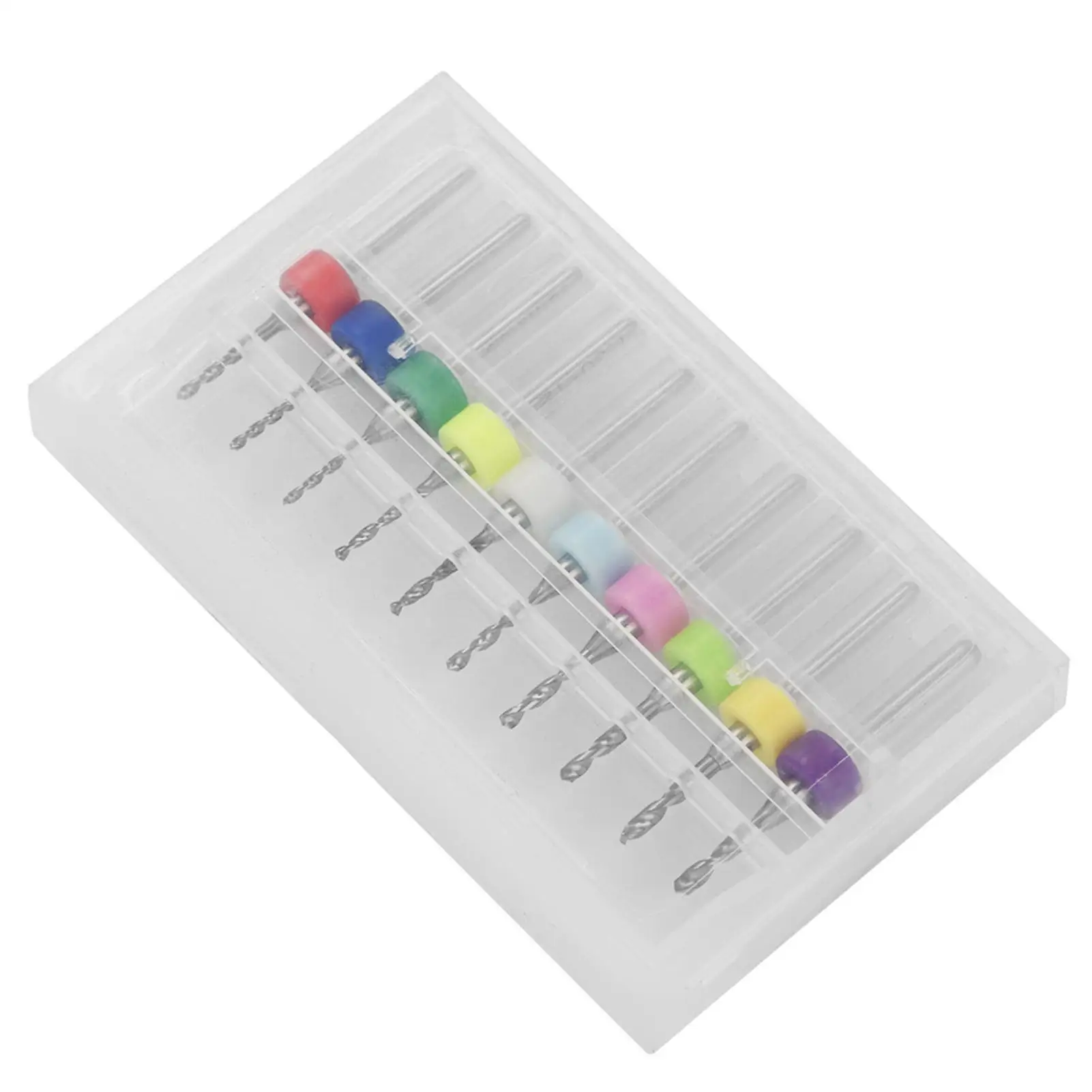 Mini Boor Set 10 stks Wolfraam Staal Carbide Micro Bits 03mm tot 12mm voor Printplaat Precisie boren