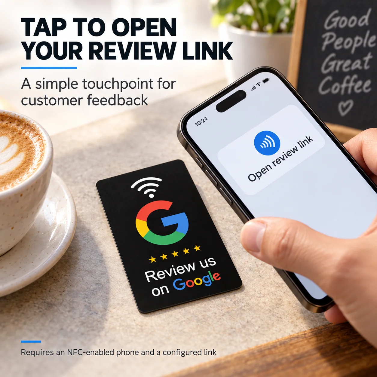 Programmable NFC Social Media Card, NTAG215 PVC Tap To Share Card, 85×54mm, Link Setup Required