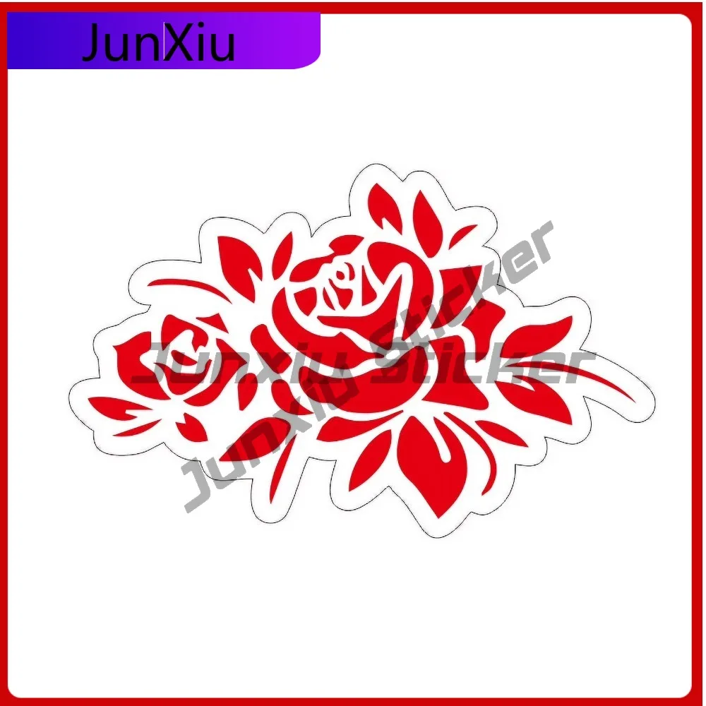 

Roses with Leaves, Sexy Retro Car Laptop Window Bumper Waterproof Vinyl Decal Decoration Funny Unique Cool Vintage Vintage