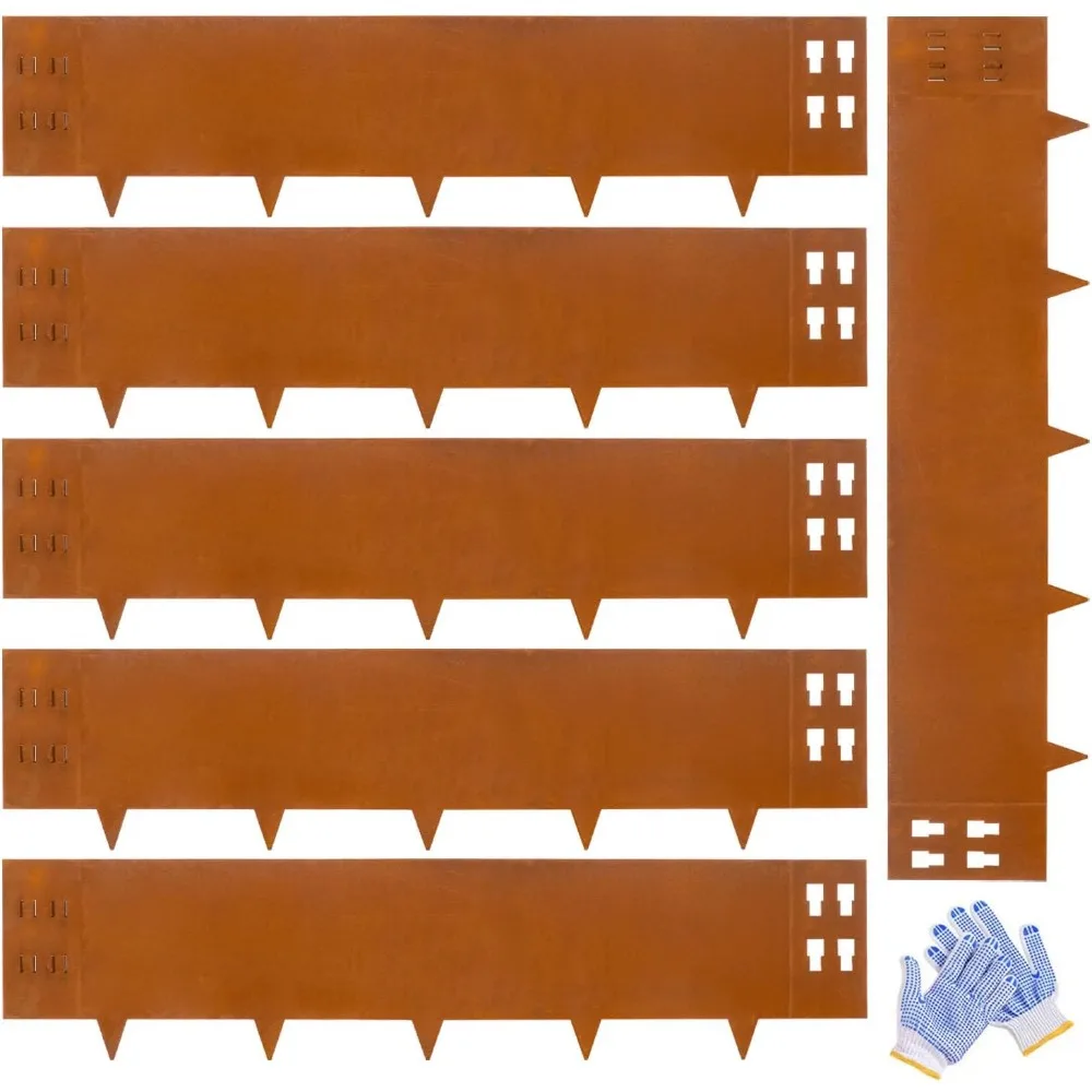 

Corten Steel Landscape Edging Metal Garden Edging 40 Inch Strips Landscaping Steel 10 Inch Depth Garden Border Rusted Edge