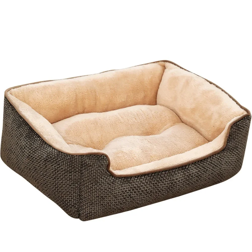 

Thickened And Raised All Season Universal Cat Bed Soft And Comfortable Dog Bed Anti Slip And Scratch Resistant Square Dog Pad