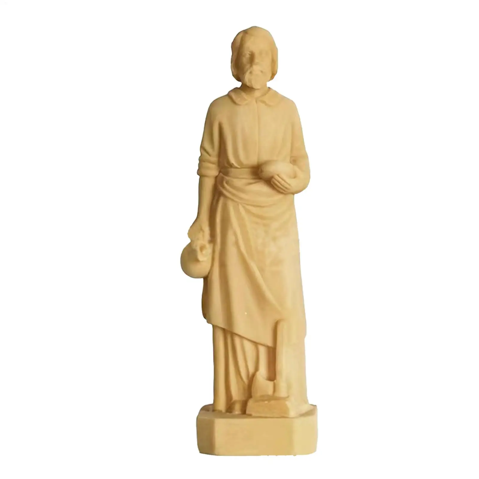 Estatua de San José, adornos, figura de resina, estatua artesanal, decoración elegante para sala de estar, mejora las decoraciones del hogar