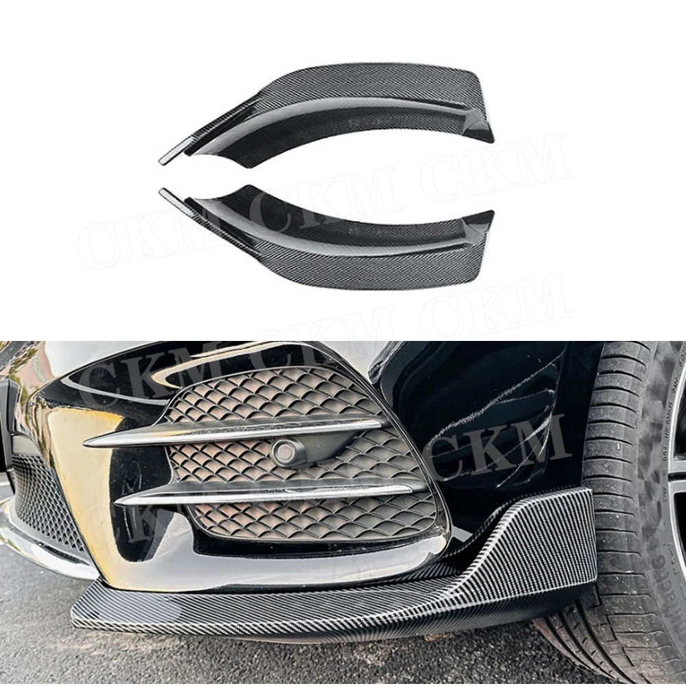 

ABS Material Front Bumper Splitters Car Accessories for Benz V Class W447 V260 AMG Line 2018-2023 Front Bumper Flaps Apron