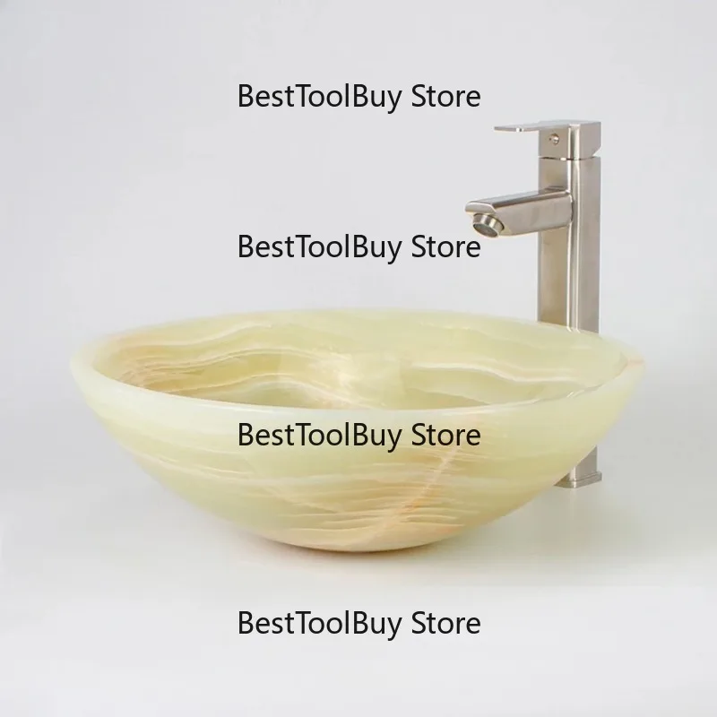 

green agate washbasin stone bathroom sinkstone boat sink bathroom use