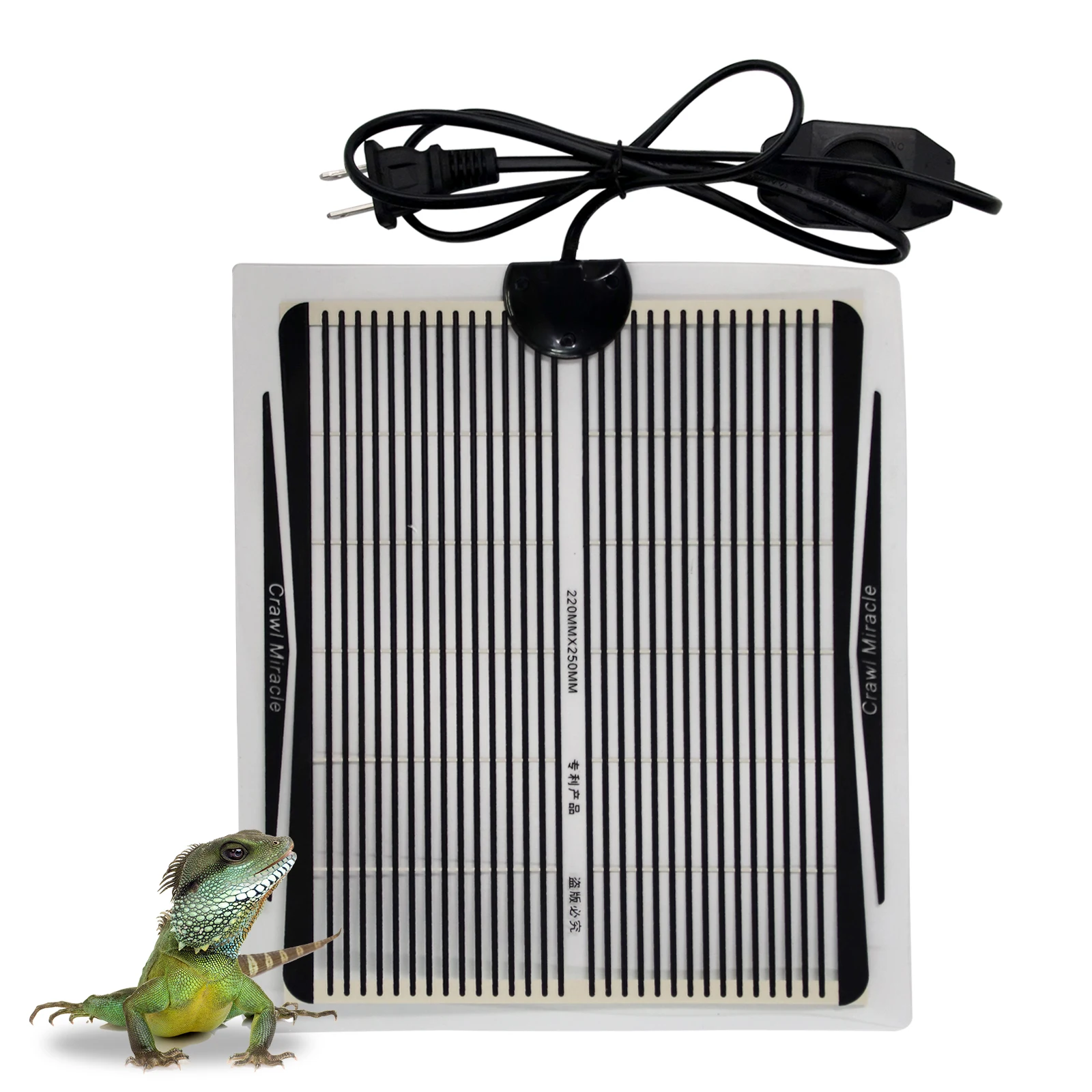 5/15/25/35W Reptiles Heating Mat With Adjustable Temperature Controller Warm Pad Incubator for Lizard Turtle Aquarium US/EU Plug