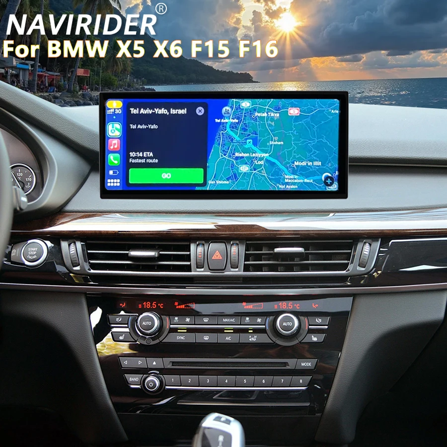 

Автомобильный радиоприемник с экраном 15,8 дюйма для BMW X5 F15 X6 F16 2014-2017 CarPlay Android Auto Мультимедийный плеер Navi Головное устройство с сенсорным экраном Видео