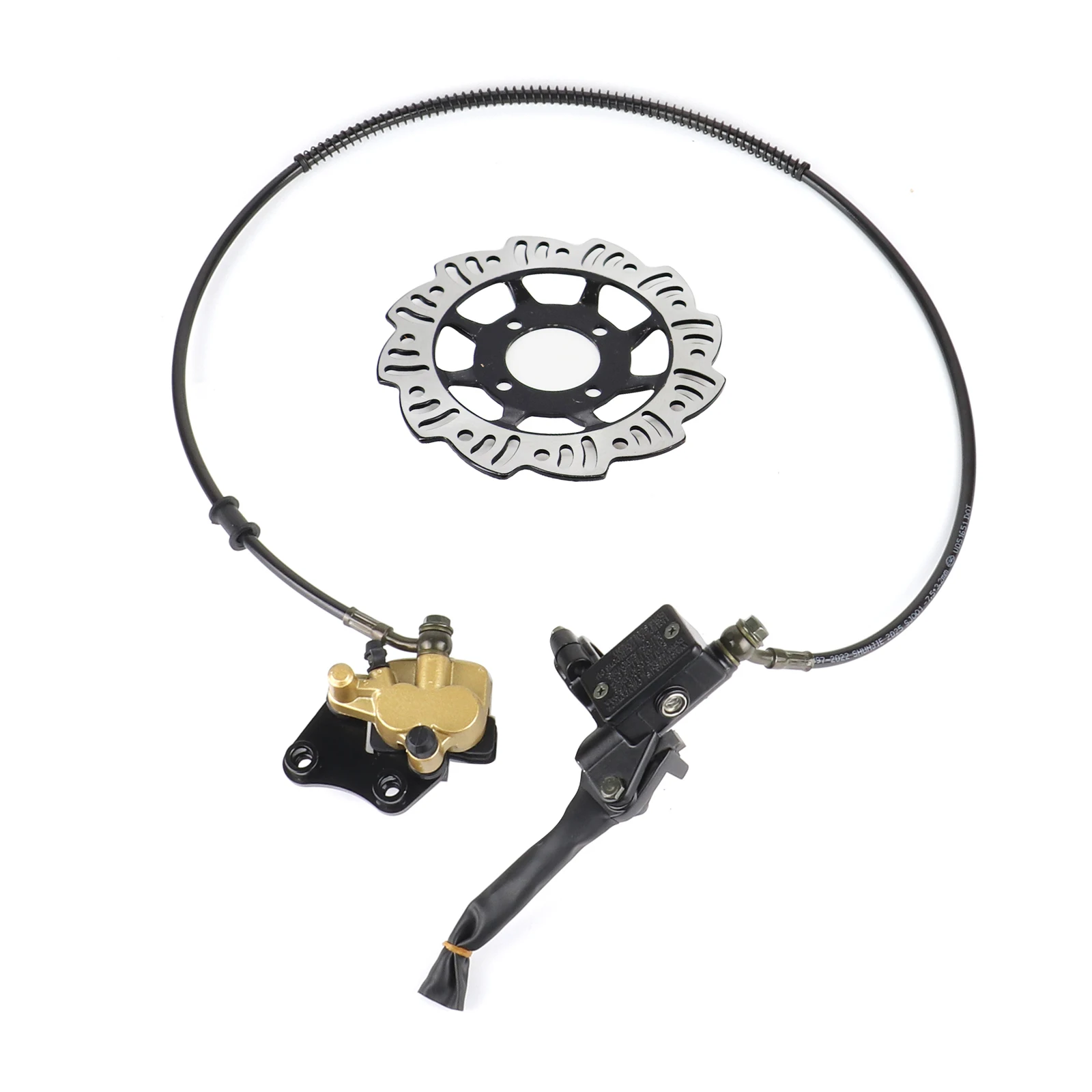 1Set Motorrad Vorne Scheibenbremse Kit Hydraulische Bremssystem für 110cc 125cc 140cc BBR TTR Pit Bike Motocross Roller pitbike