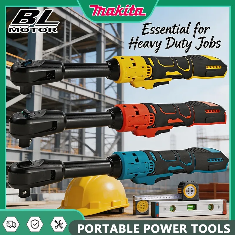 

Бесщеточный электрический гайковерт Makita 1/2 дюйма с удлиненной головкой 15 см для снятия винтов, аккумуляторный шуруповерт, электроинструмент для Milwaukee/Dewalt