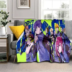 Blue Lock 3D Football Anime Cartoon Blanket,Soft Throw Blanket for Home Bedroom Bed Sofa Picnic Travel Office Cover Blanket Kids