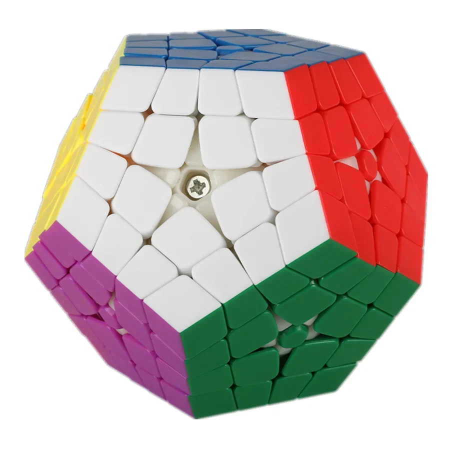 ShengShou-Cube magique de vitesse sans autocollant pour enfants, jouets de puzzle anti-stress, Megaminxeds, 4x4x4