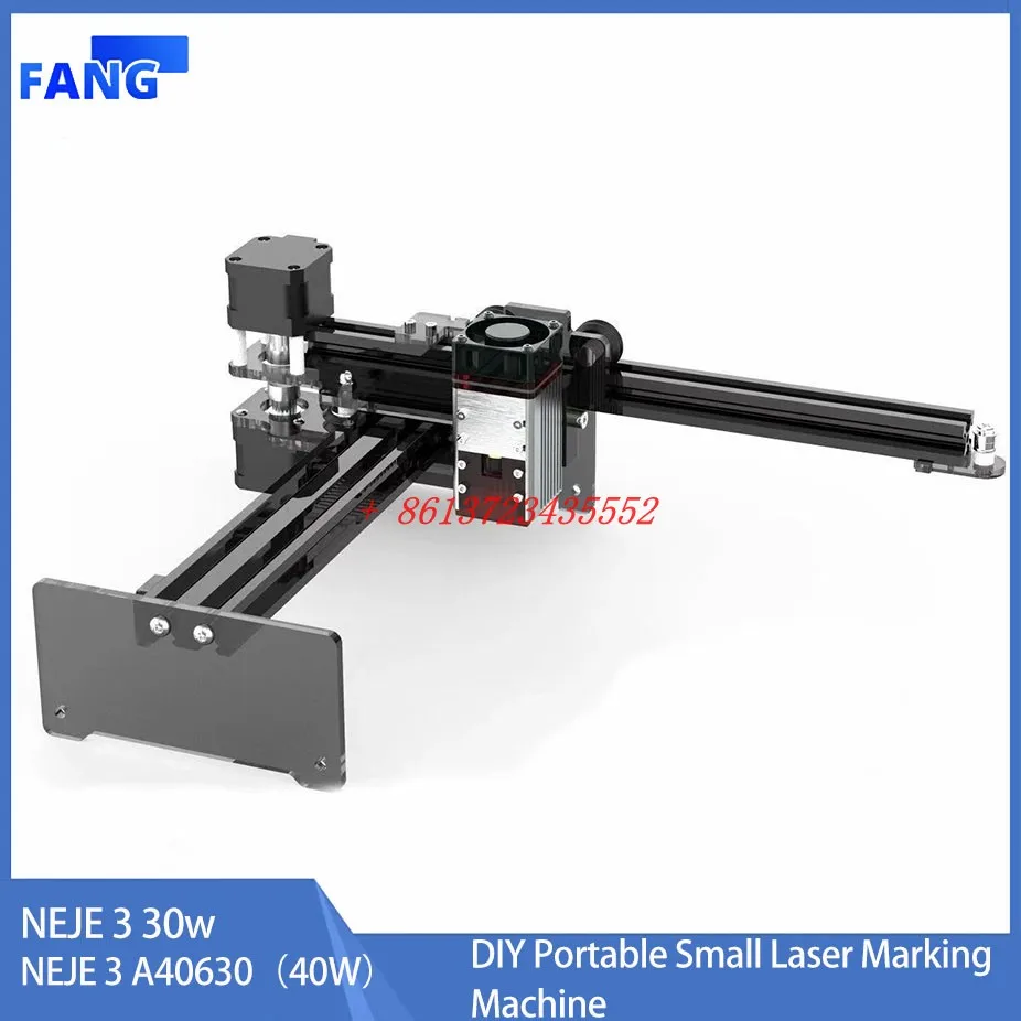 

CNC stainless steel metal engraving machine NEJE 3 30w A40630 40W DIY portable small laser marking machine