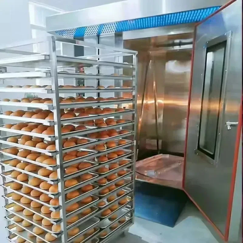 FL New 32/64 Trays Large Capacity Commercial Industrial Rotary Oven Stainless Steel 304 Bakery Nuts Fruit Corn Customized