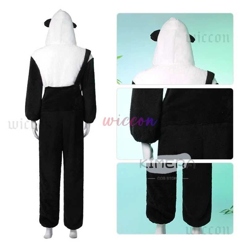 Amor e espaço profundo traje jogo panda terno rafayel zayne xavier sylus cosplay loungewear qiyu bonito macacão traje