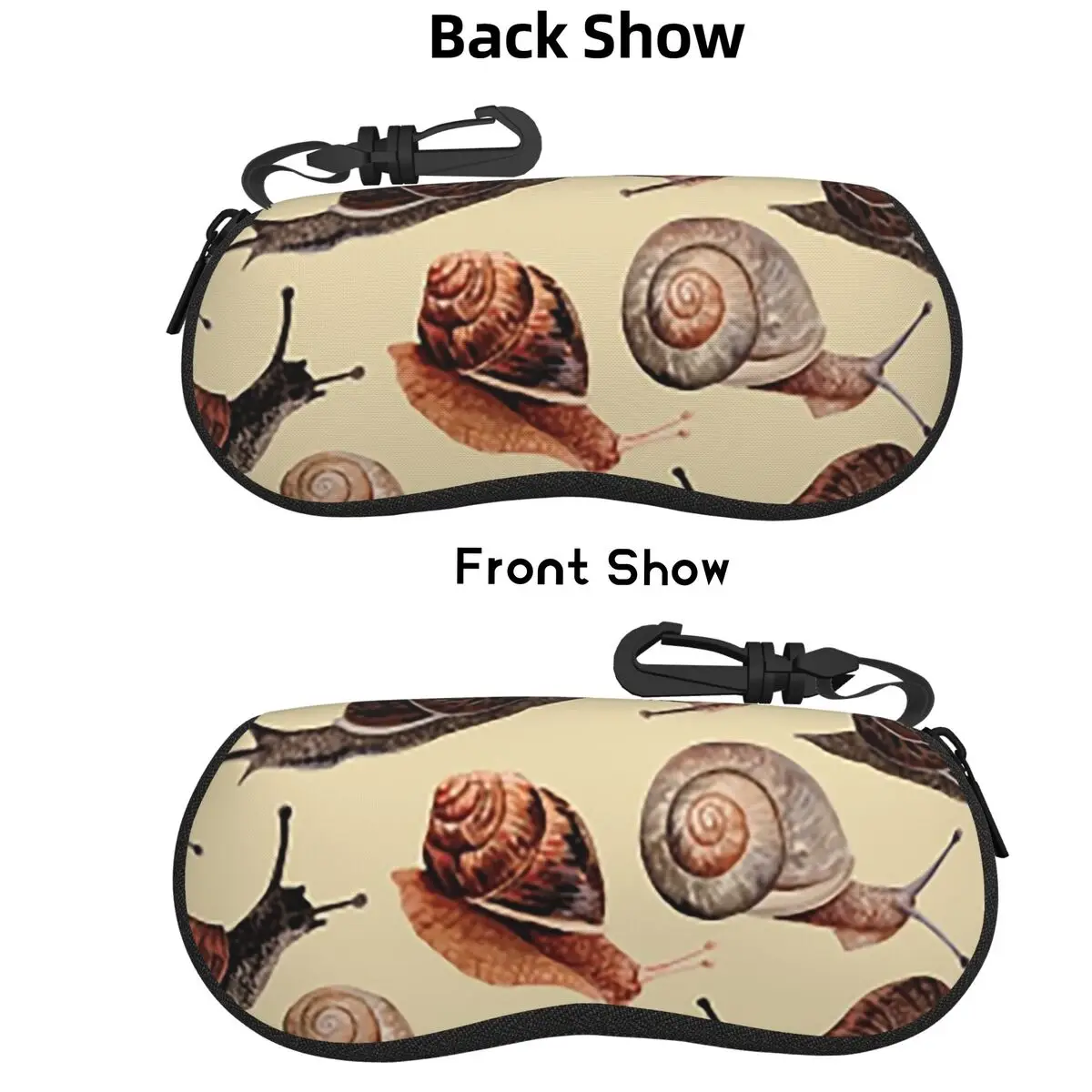 

A Slew Of Snails Shell Glasses Case Protective Sunglasses Box Women Men Soft Eyeglass Bag Pouch