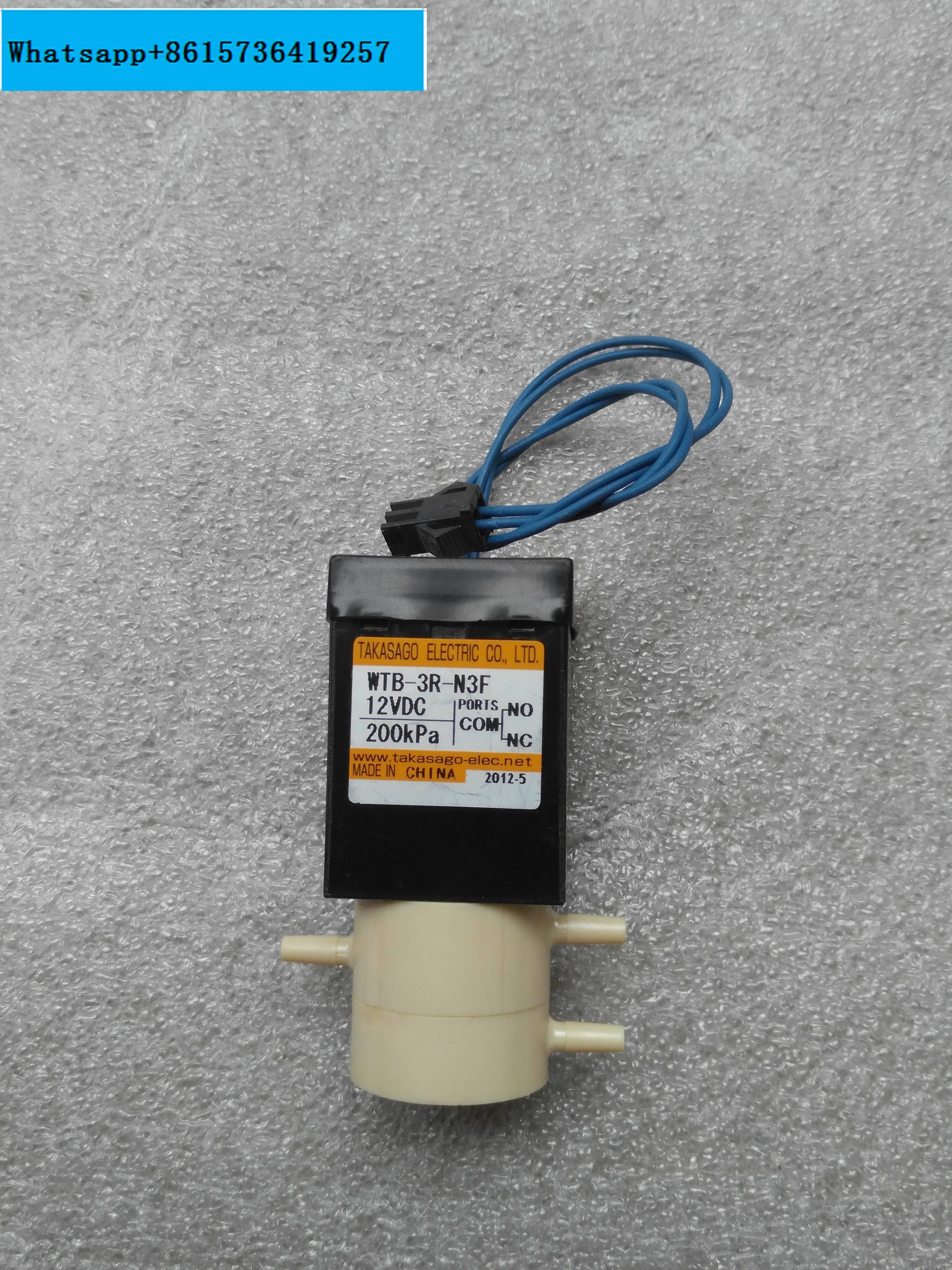 

TAKASAGO high sand micro DC two-way solenoid valve WTA-2r-n4f WTB-3R-N3F Used