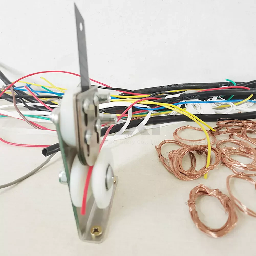 มินิคู่มือเครื่องปอกสายไฟขยะสาย Stripper เครื่องปอกสายเคเบิล