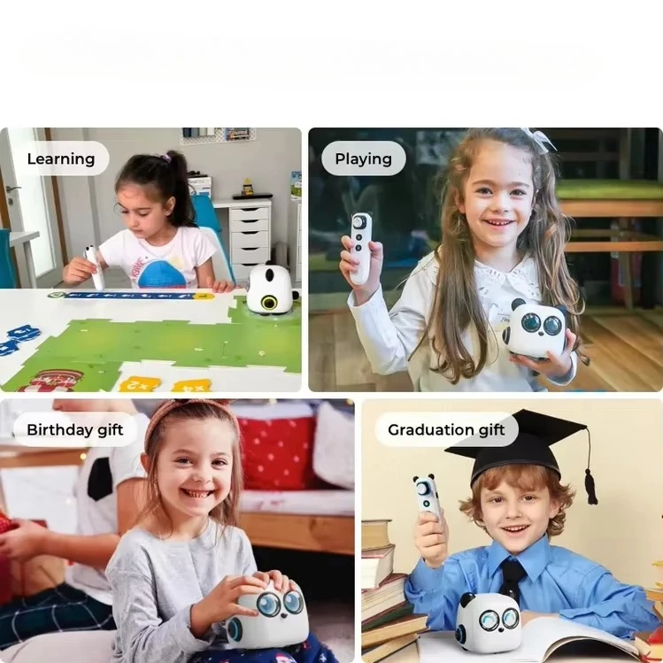 Smart Panda Robot for Preschoolers to Learn Coding, Music, Math, and Language.