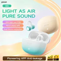 Picun W5 Wireless Earbuds Headphones Bluetooth 5.3 Active Noise Cancelling 40H Playtime APP Anti - Leakage Hi - Fi Sound