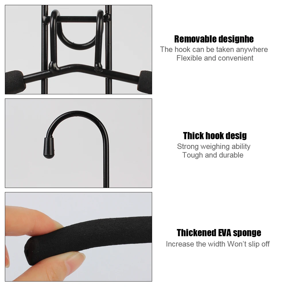 5 Layer Mounted Hanger Household One-Piece Clothes Hanger Detachable Storage Holder Indoor Space Saving Clothes Drying Rack