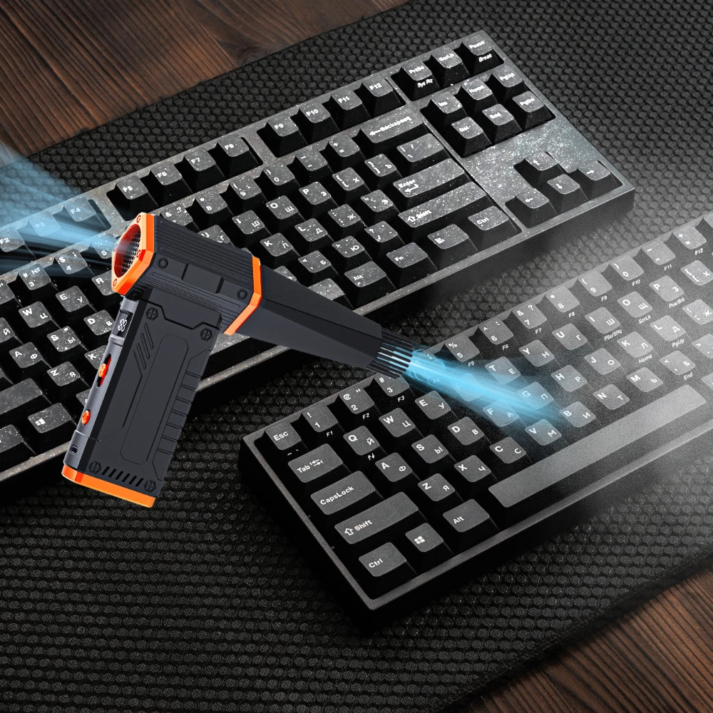 Kipas Jet Mini Motor Turbo Bertenaga 130.000 RPM, Peniup Debu Udara Terkompresi untuk Pengeringan Mobil, Alat Pembersih Portabel untuk Karpet, Meja, dan Rumah