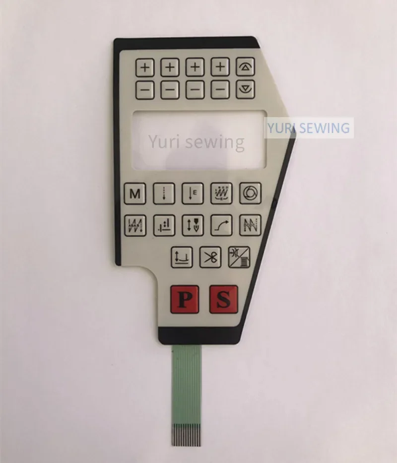 QIXING PRECIOUS HUIBAO brand new control box panel board membrane keypad sticker paper industrial sewing machine spare parts