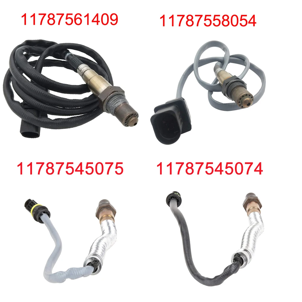 4x Upper Lower 11787545074 11787545075 11787558054 11787561409 Lambda Probe O2 Oxygen Sensor For BMW 3 E90 E92 E93 325i 330i N53