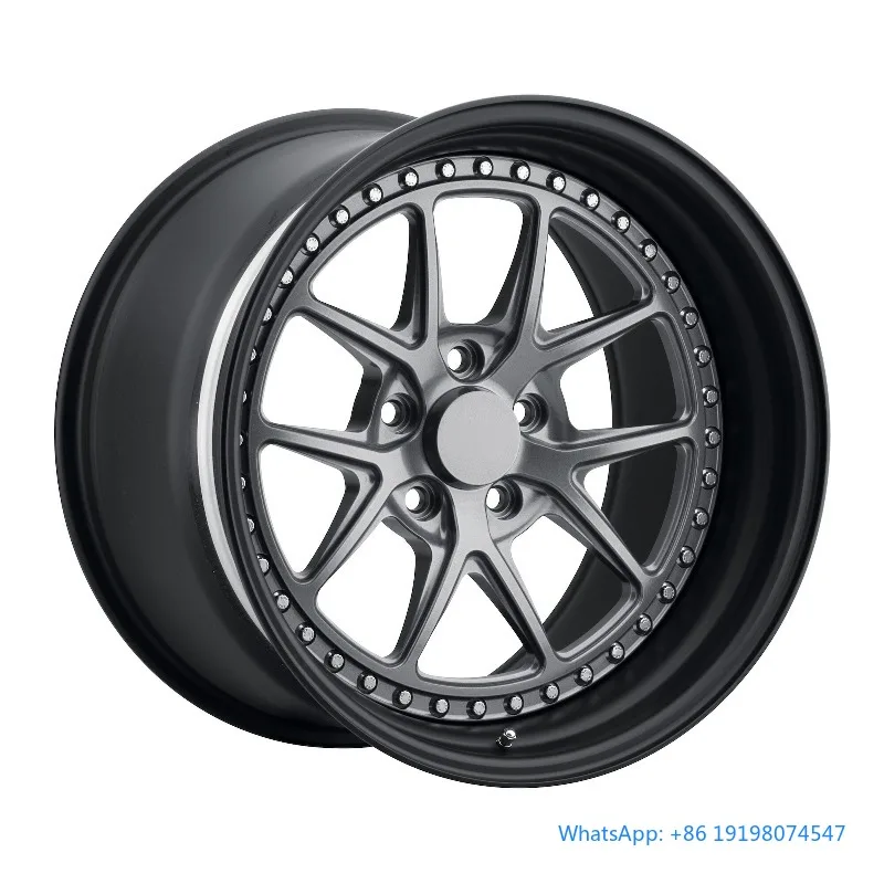 

Personalized Customized Two-piece Aluminum Alloy Passenger Car Wheels JDM Sport Racing Universal Modification Rims