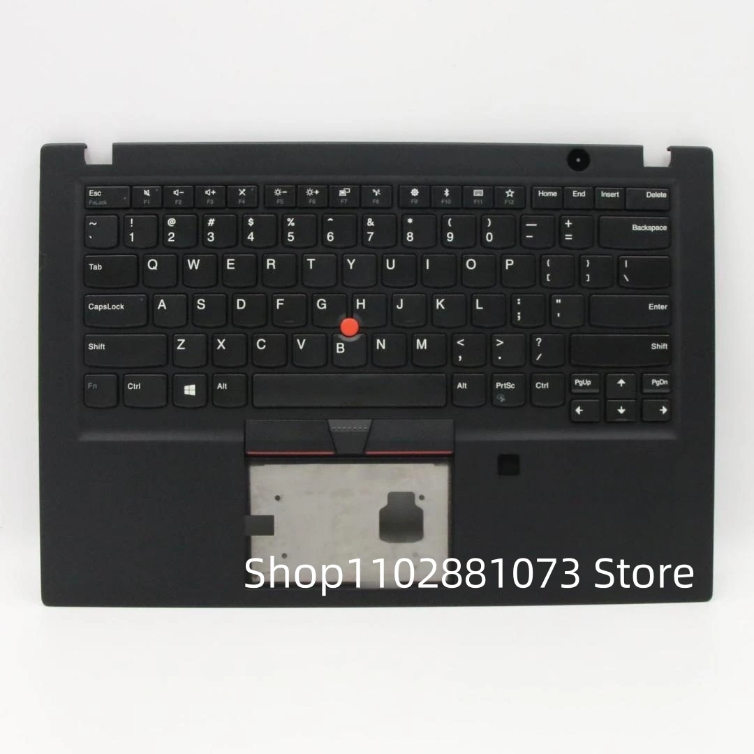 

New Original US English keyboard Palmrest Case Cover w/ Non Backlit for Lenovo ThinkPad T490s Laptop 02HM424 02HM460