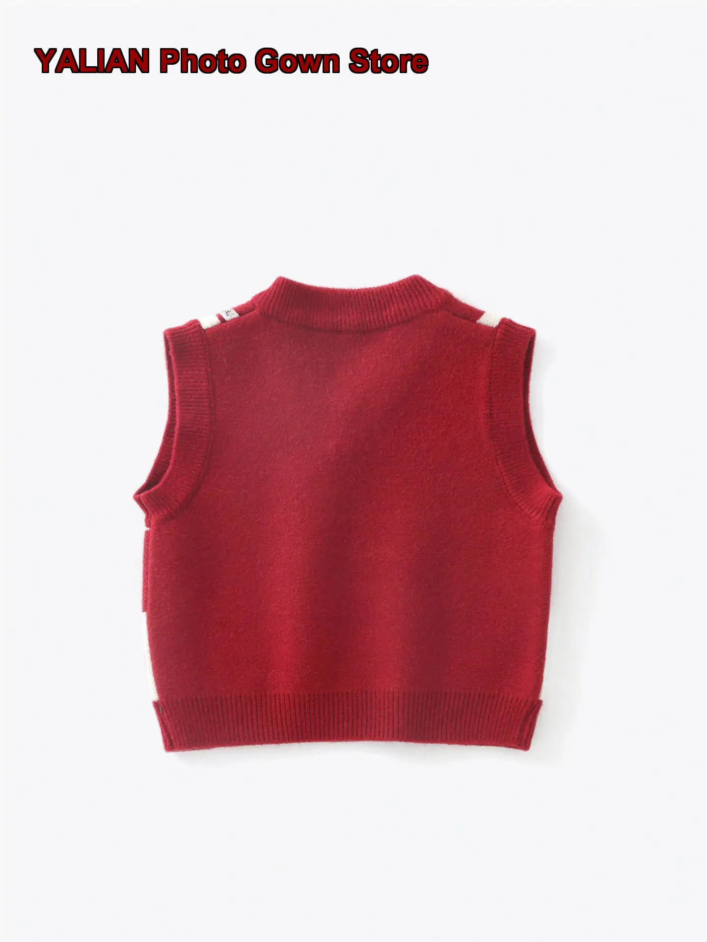 Kids Knit Vest Baby Newborn Christmas Autumn Winter Sweater Waistcoat