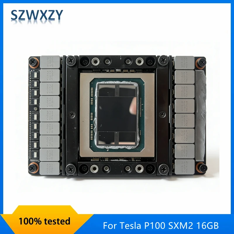 Карта-акселератор NVIDIA Tesla P100 SXM2 16 ГБ для подключения SXM2 к плате расширения PCIe
