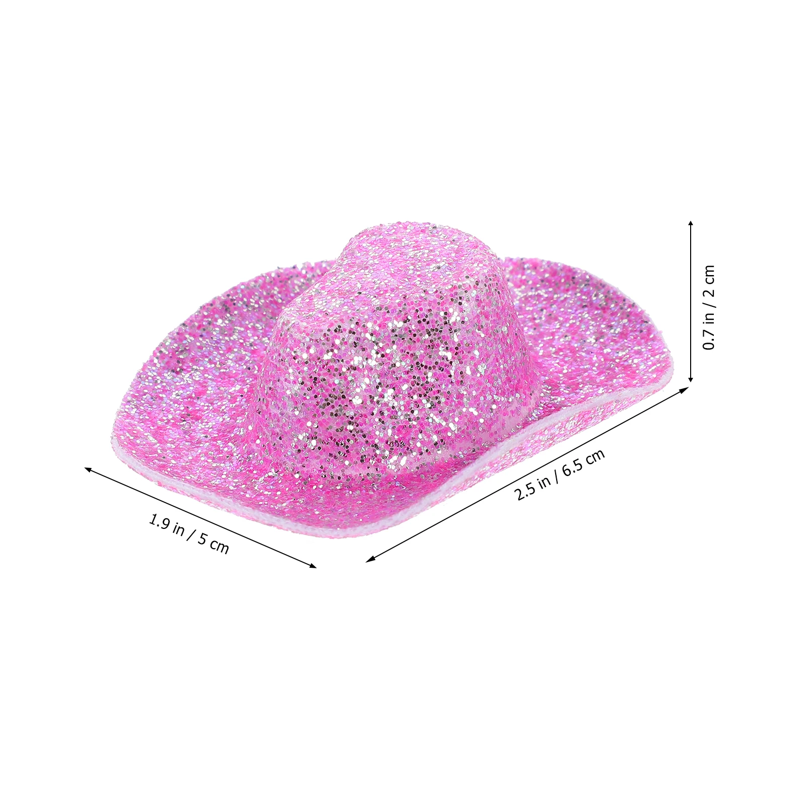 Petit chapeau de Cowboy ornement, 10 pièces, chapeaux miniatures mignons pour boissons, bricolage, fabrication de bijoux, sac, charme, acents décoratifs muraux de salle