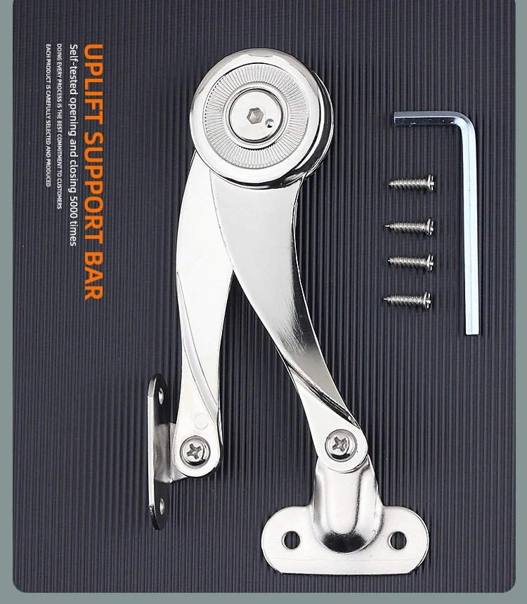 Flip Up Cabinet Door, Freely Stop, Support Pole, Hinge Angle, Folding, Dressing Table, Support Pole, Hardware Accessories