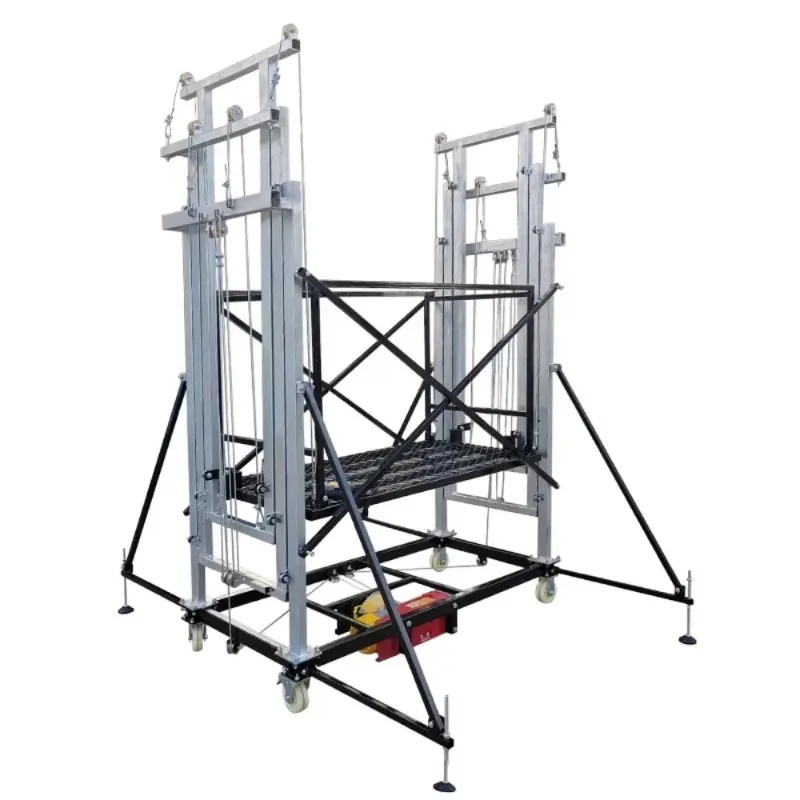 Electric scaffolding lift fully automatic folding wireless remote control