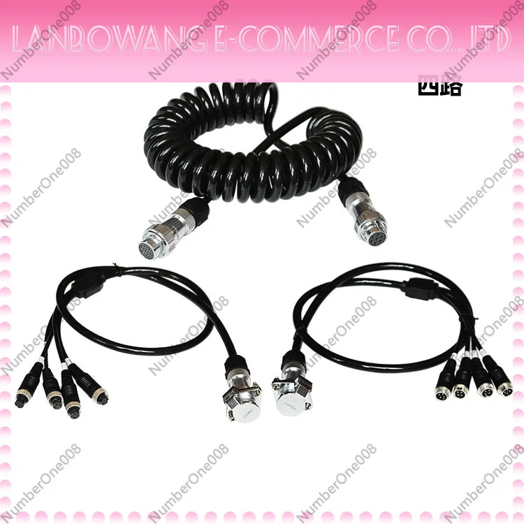 7 Core Trailer Cable Coiled Spiral Spring Extension Wire PU Heavy Duty Waterproof for Truck Caravan RV ABS EBS 1.5M-5M