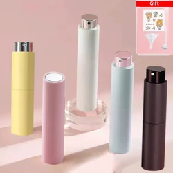 10ml Perfume Bottling Atomizer Frosted Liquid Container Macaron Rotary Oral Spray Bottle Portable Empty Bottle Refill Container