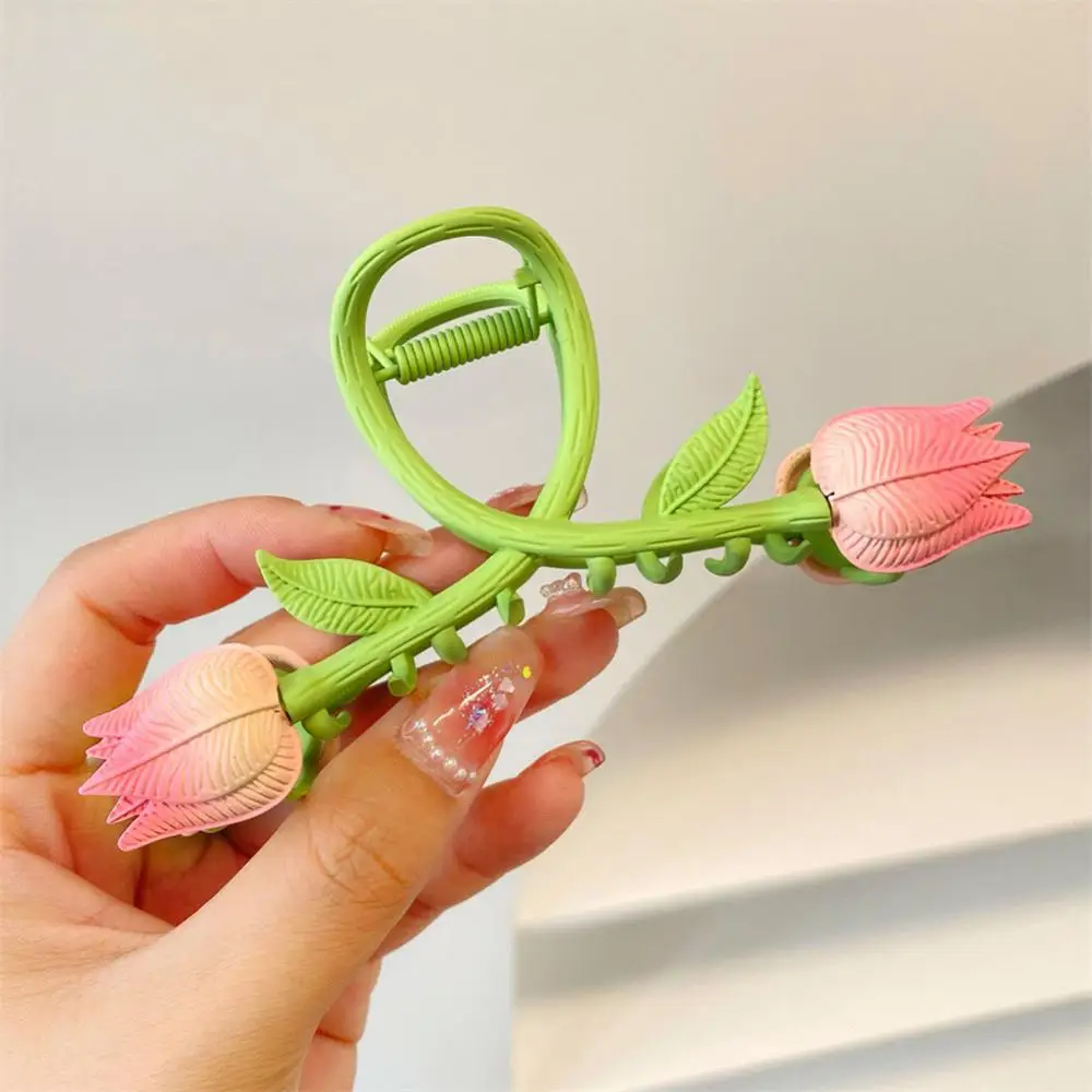 Hairpin Hollow Metal For Women Hair Claw Hair Accessories Shark Clip Elegant Vintage Headwear Flowers Geometric