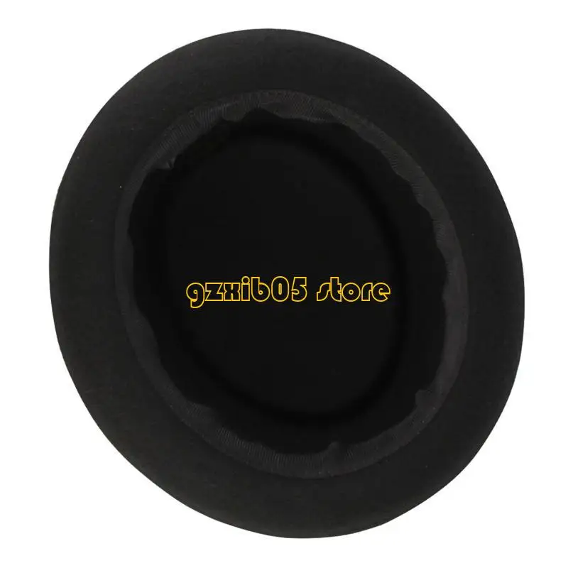 

C9GE шляпа дерби в британском стиле для взрослых, унисекс, маскарад, карнавал, фетровая шляпа дерби, зимне-осенняя шляпа с