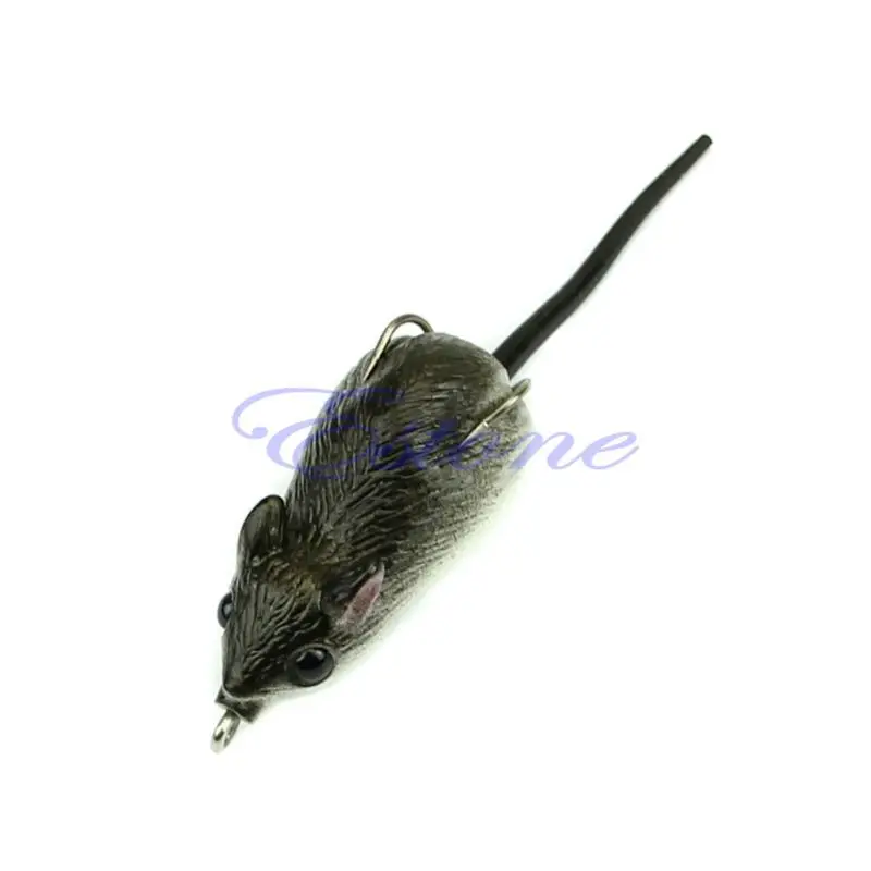 Grandi esche da pesca per mouse in gomma morbida esche Top Water Tackle Hooks Bass Bait Hot