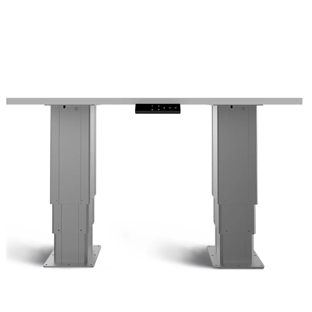 Motorized Speaker Stand Variable Height Electric Lifting Pillar White Finish for Stage Club DJ Bar Sound Equipment Mount