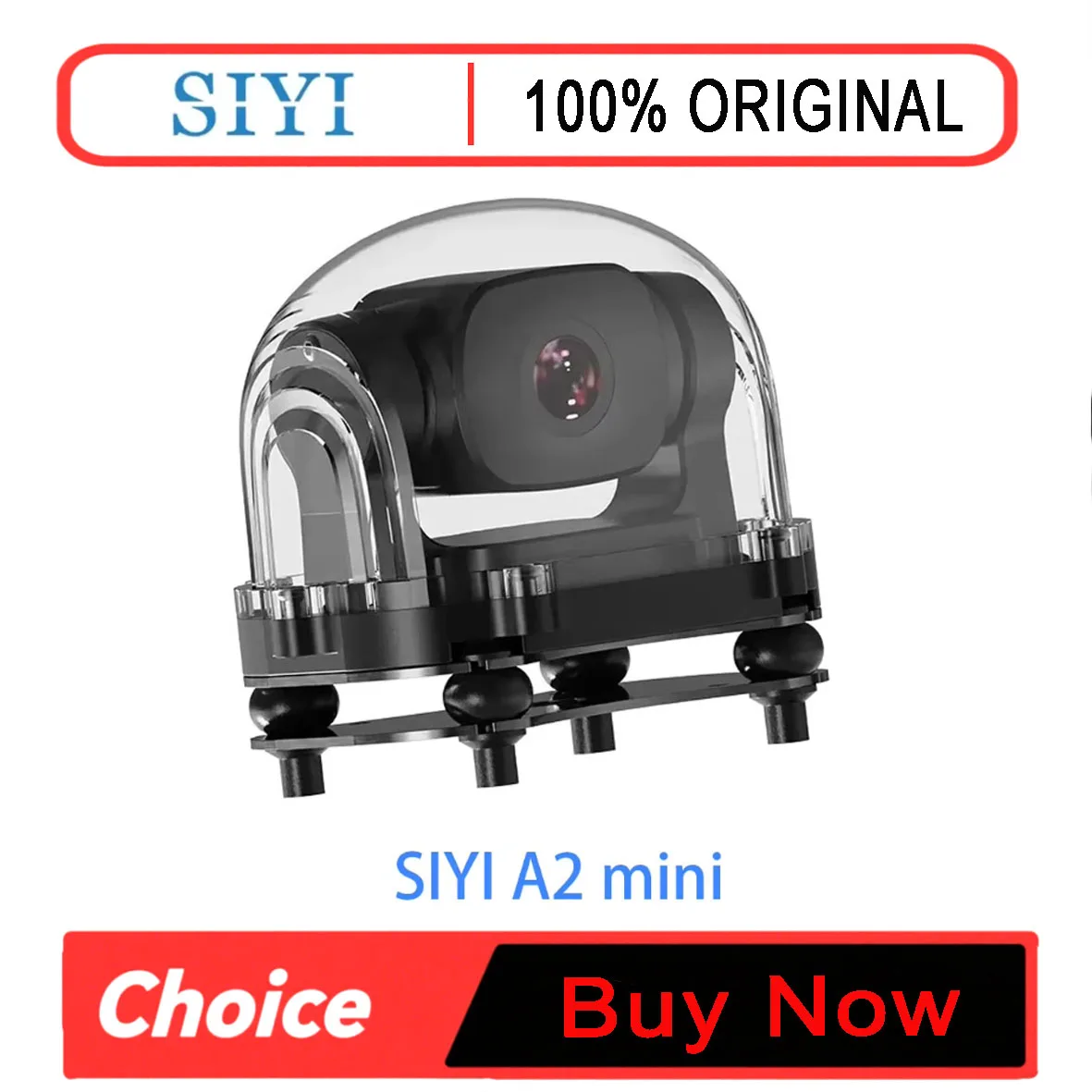 SIYI A2 mini Single Axis FPV Gimbal 160° FOV 1080p Starlight IP67 Tilt Camera for FPV Drone Quadcopter RC Freestyle Aerial
