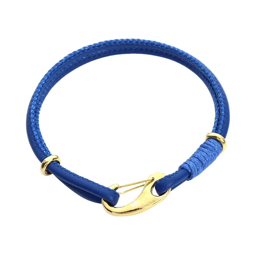 1 قطعة سوار حبلي من جلد الغنم تصميم أنيق مشبك جراد البحر مناسب لسلسلة المعصم اليومية لحفلات الزفاف للنساء #1