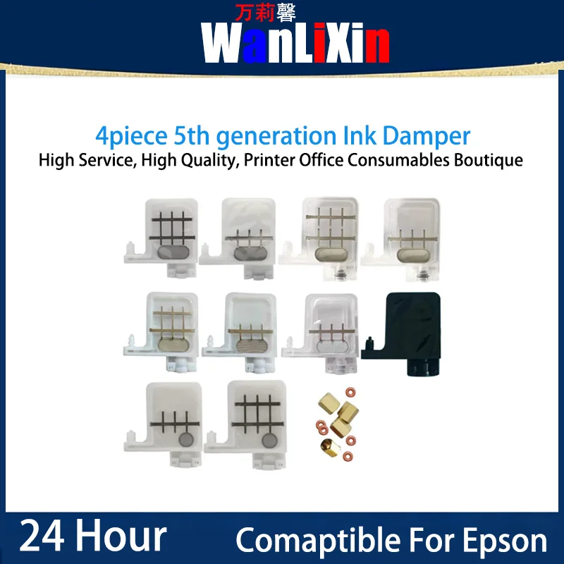 

4PIECE 5th generation head spray with large ink reservoir Ink Damper Compatible For Epson F540/SJ540/740/SP300/540 Printer
